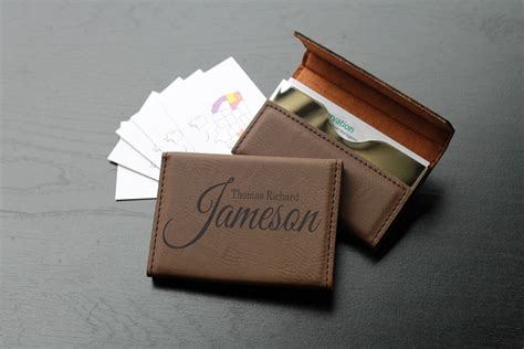 personalized business card organizer.